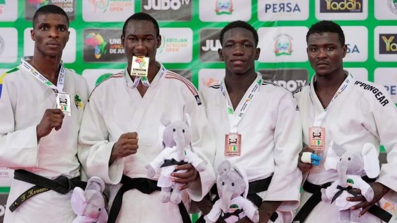 Moisson fructueuse pour les judokas gabonais à l’Open international d’Abidjan 2024