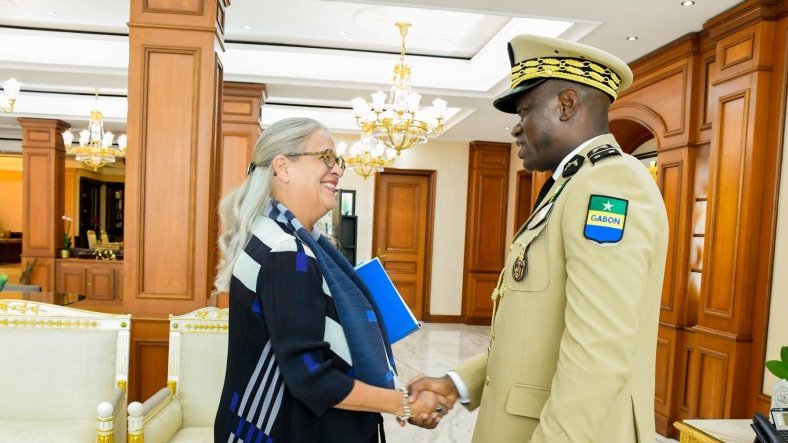 Oligui Nguema rencontre la coordinatrice des Nations Unies pour des discussions fructueuses