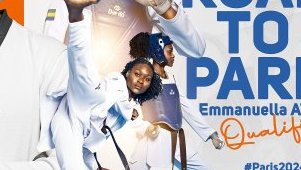 La taekwondoïste gabonaise Emmanuelle Atora file aux JO de Paris