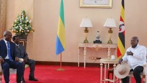 Visite de travail et d’amitié du président de la transition du Gabon à Kampala